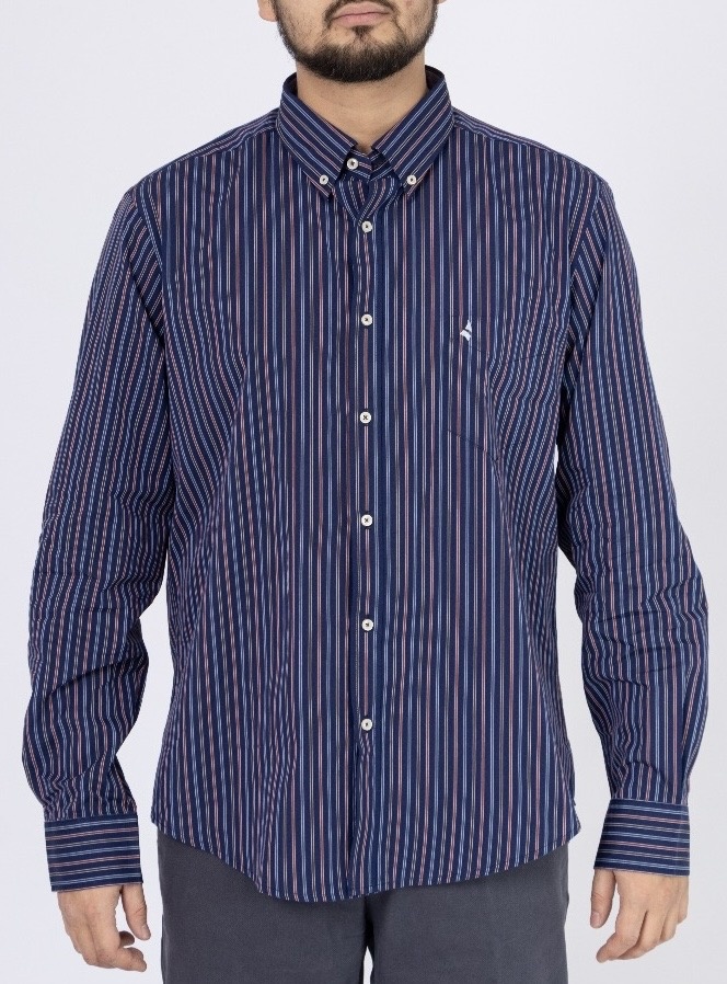 Рубашка прямая NAVIGARE NF3002 темно-синий