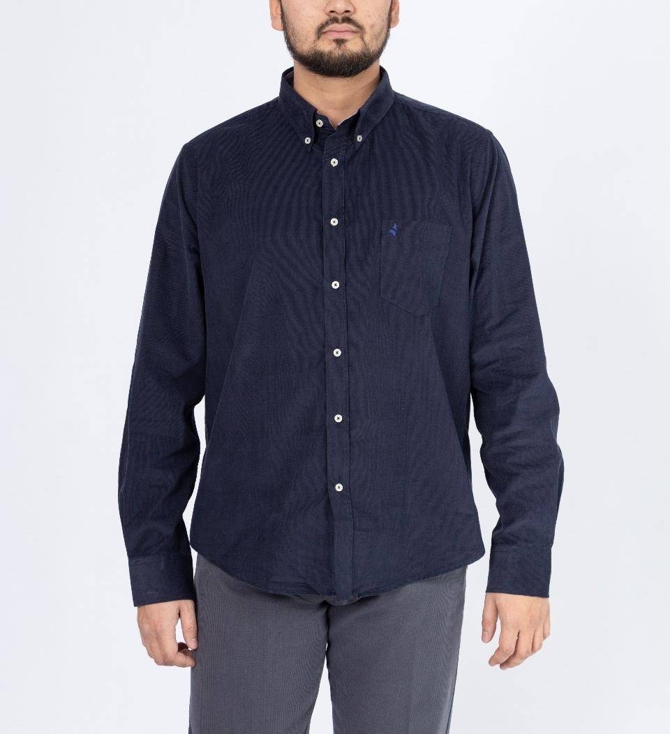 Рубашка свободного кроя NAVIGARE NF3017 синий