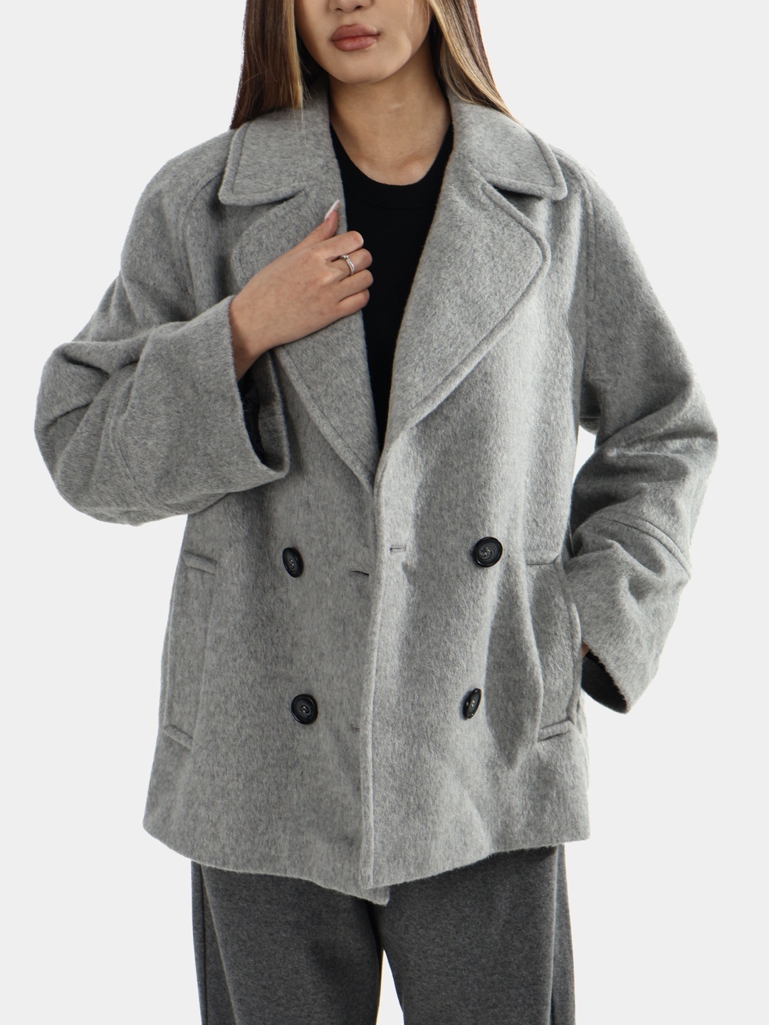 Пальто CARACTĒRE 8893A0 0622 серый