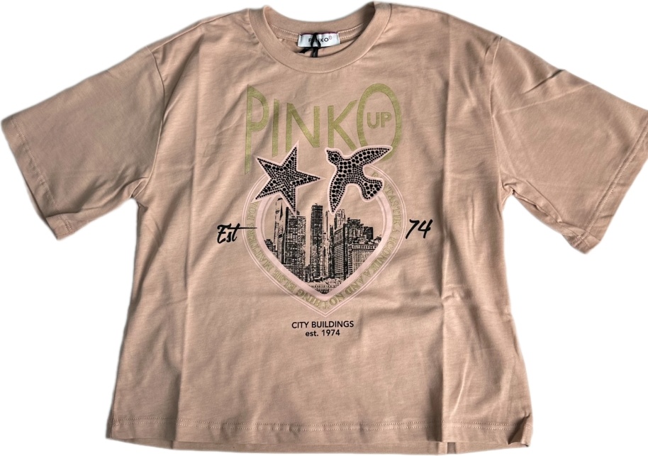 Футболка PINKO UP F4PIJGTH078 розовый