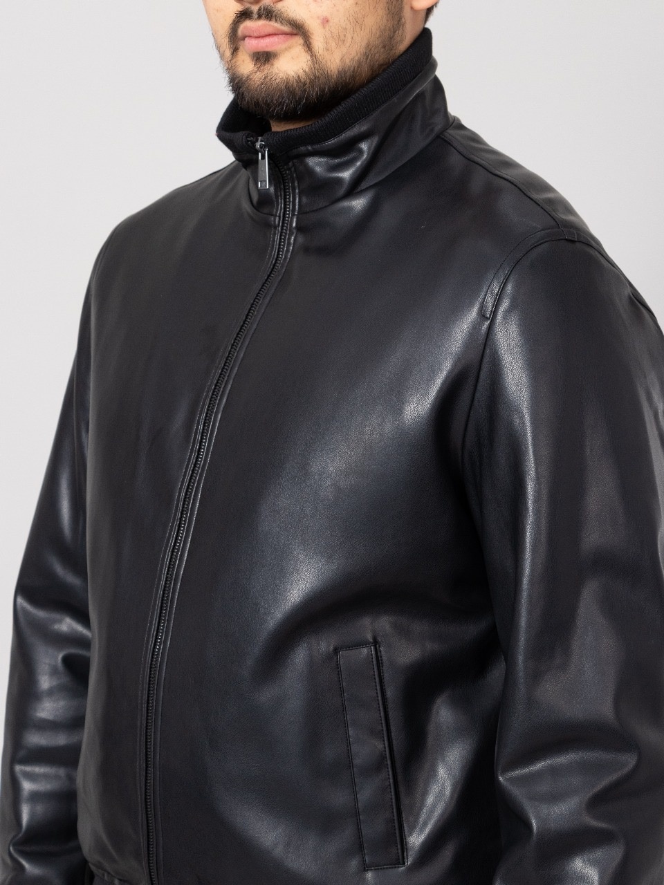 Кожаная куртка NAVIGARE NF0209 черный