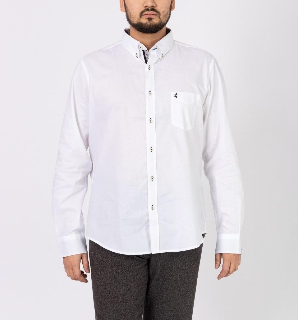 Рубашка прямая NAVIGARE NF3008 белый