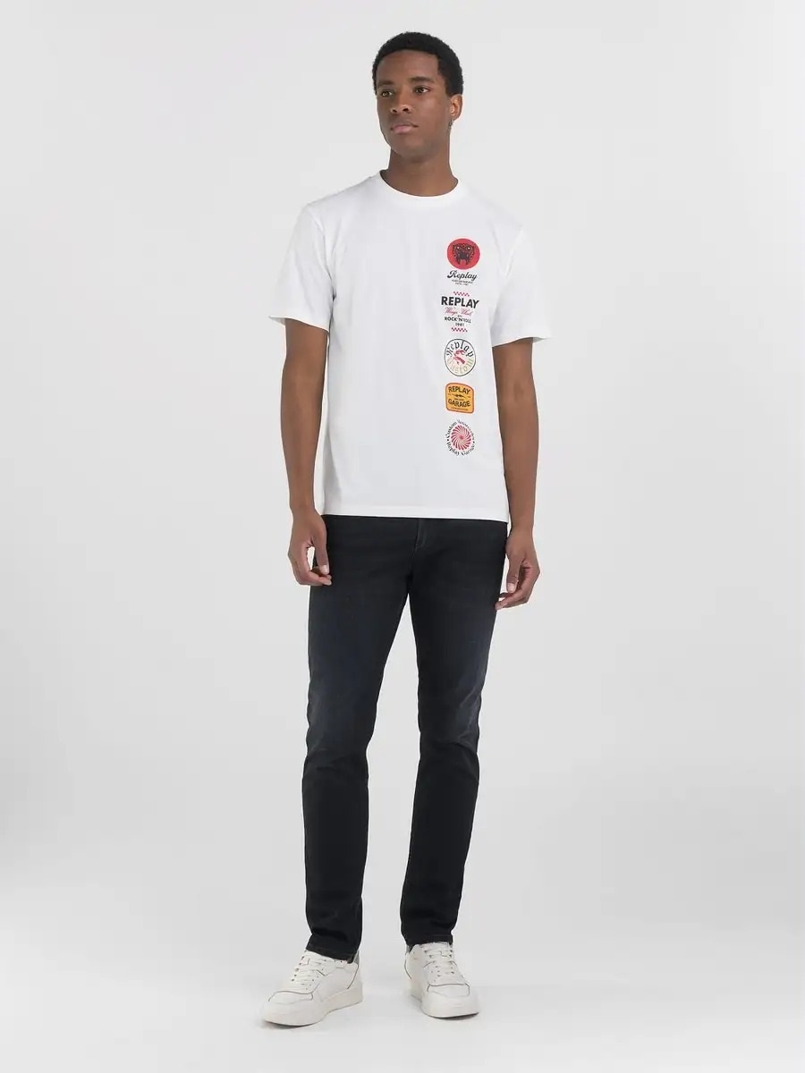 Футболка Replay M6875 .000.2660 белый