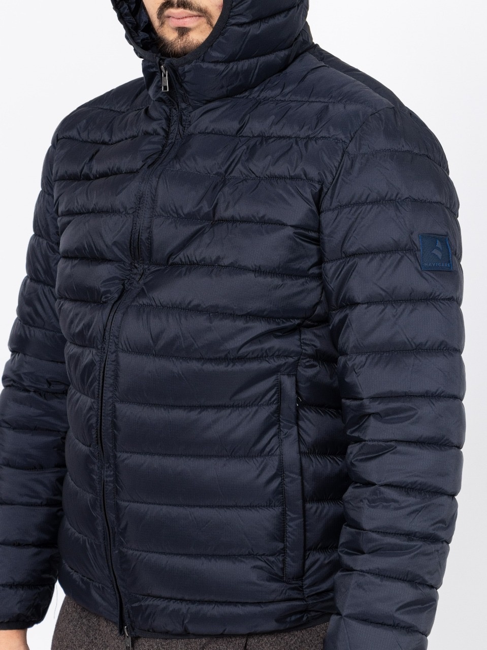 Пуховик NAVIGARE NF0602 темно-синий