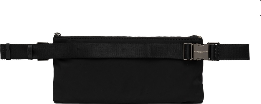 Сумка поясная Gianni Chiarini MPU B18208 NYL-PL нейлон, натуральная кожа черный