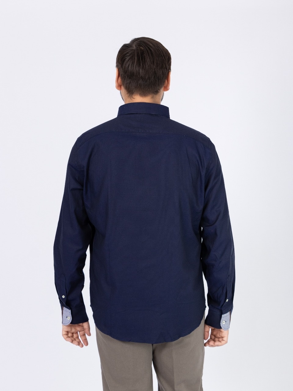 Рубашка прямая NAVIGARE NF3008 темно-синий