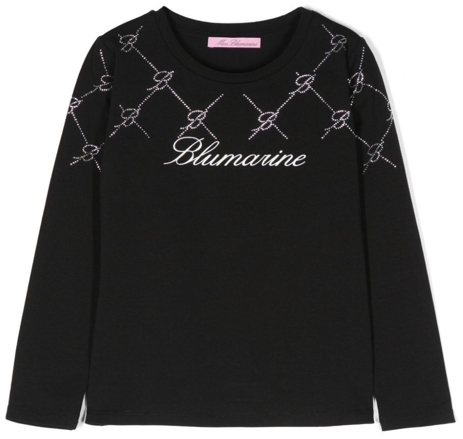 Лонгслив Miss Blumarine IF4140J0088 черный