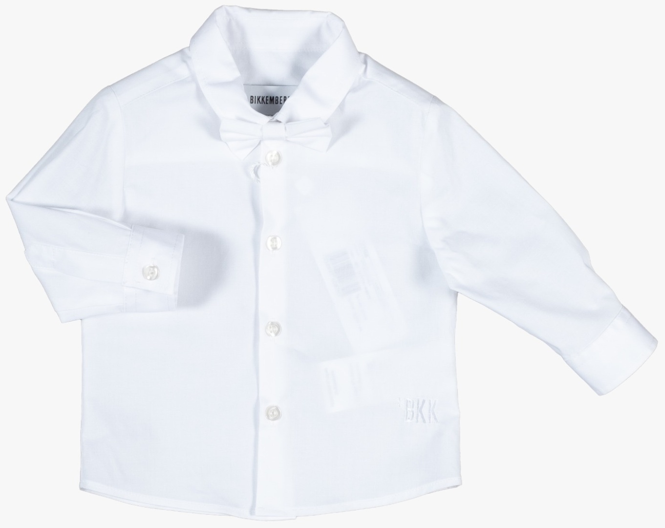 Рубашка прямая Bikkembergs kids BK2968 белый
