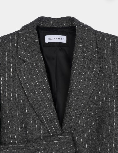 Пиджак прямой CARACTĒRE Q929A0 6210 серый