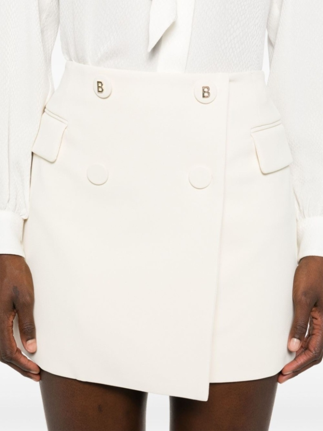 Юбка трапеция BLUGiRL RF4015T3191 бежевый