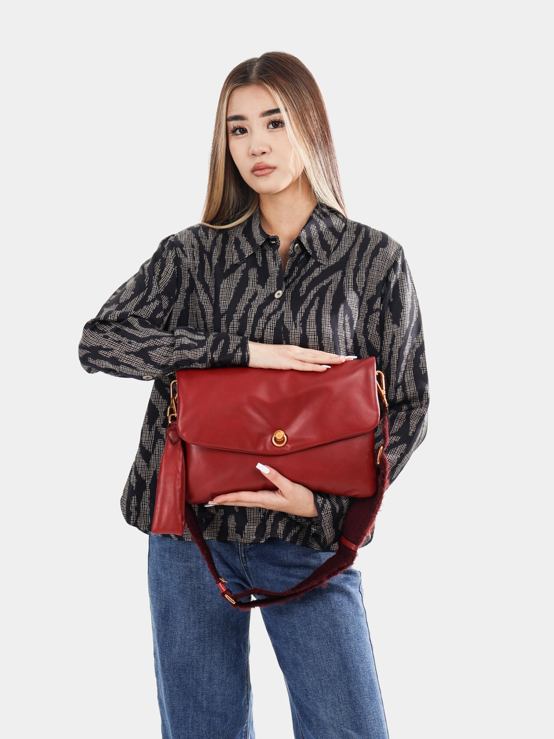 Сумка кросс-боди Gianni Chiarini BS 11211 FOUCLD-NA бордовый