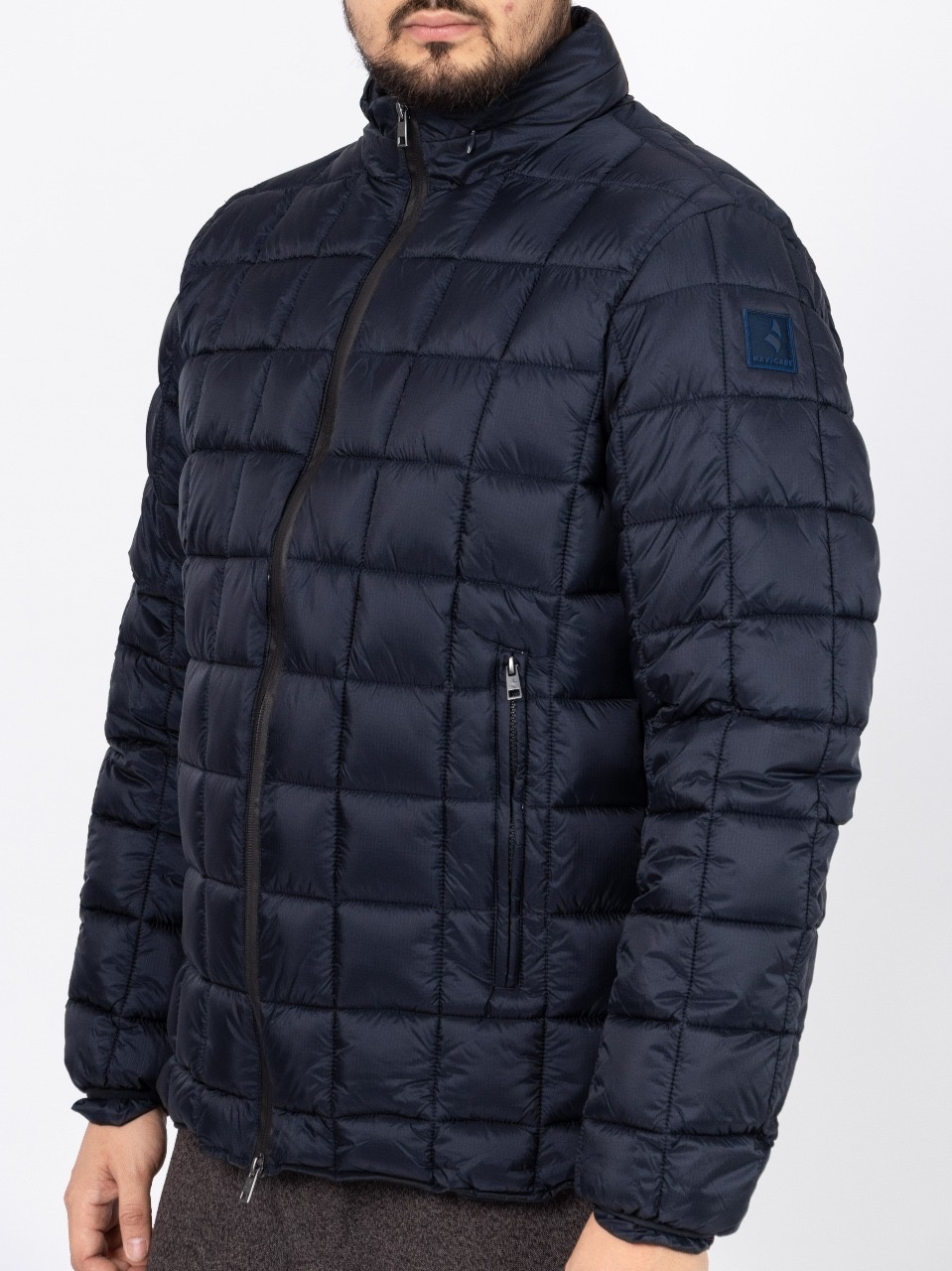 Пуховик NAVIGARE NF0612 темно-сини1